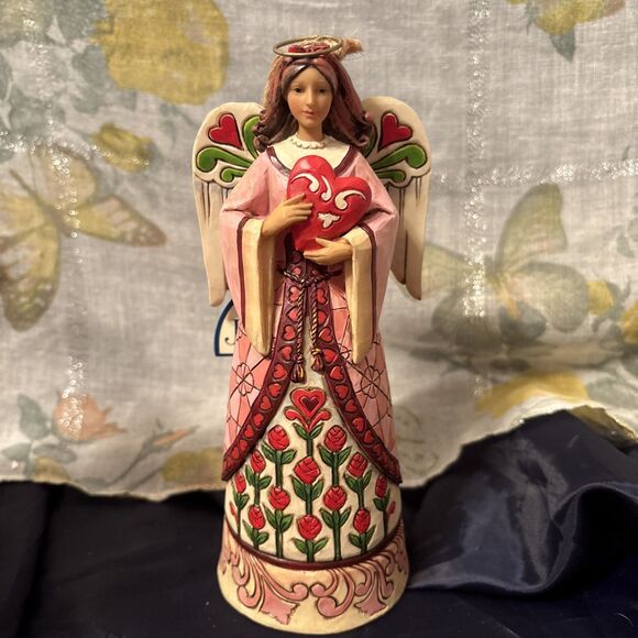 2011 Jim Shore “Powerful Is The Blessing Of Love” 4026438 Angel Figurine - Picture 1 of 9